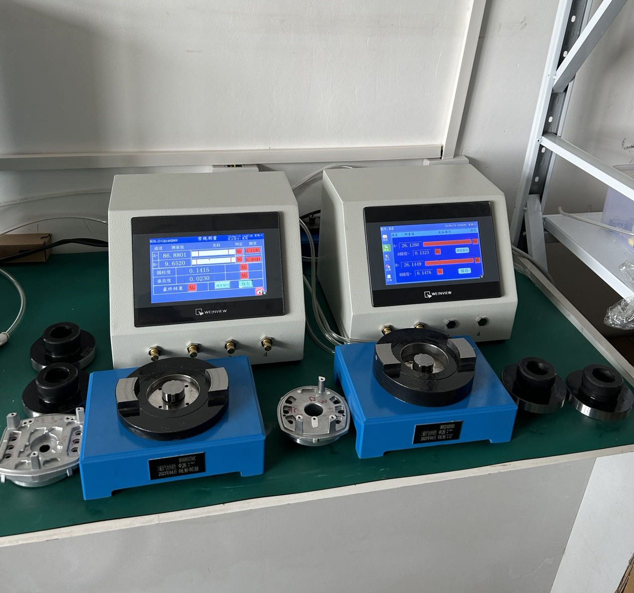 氣動量儀內外徑同時測量